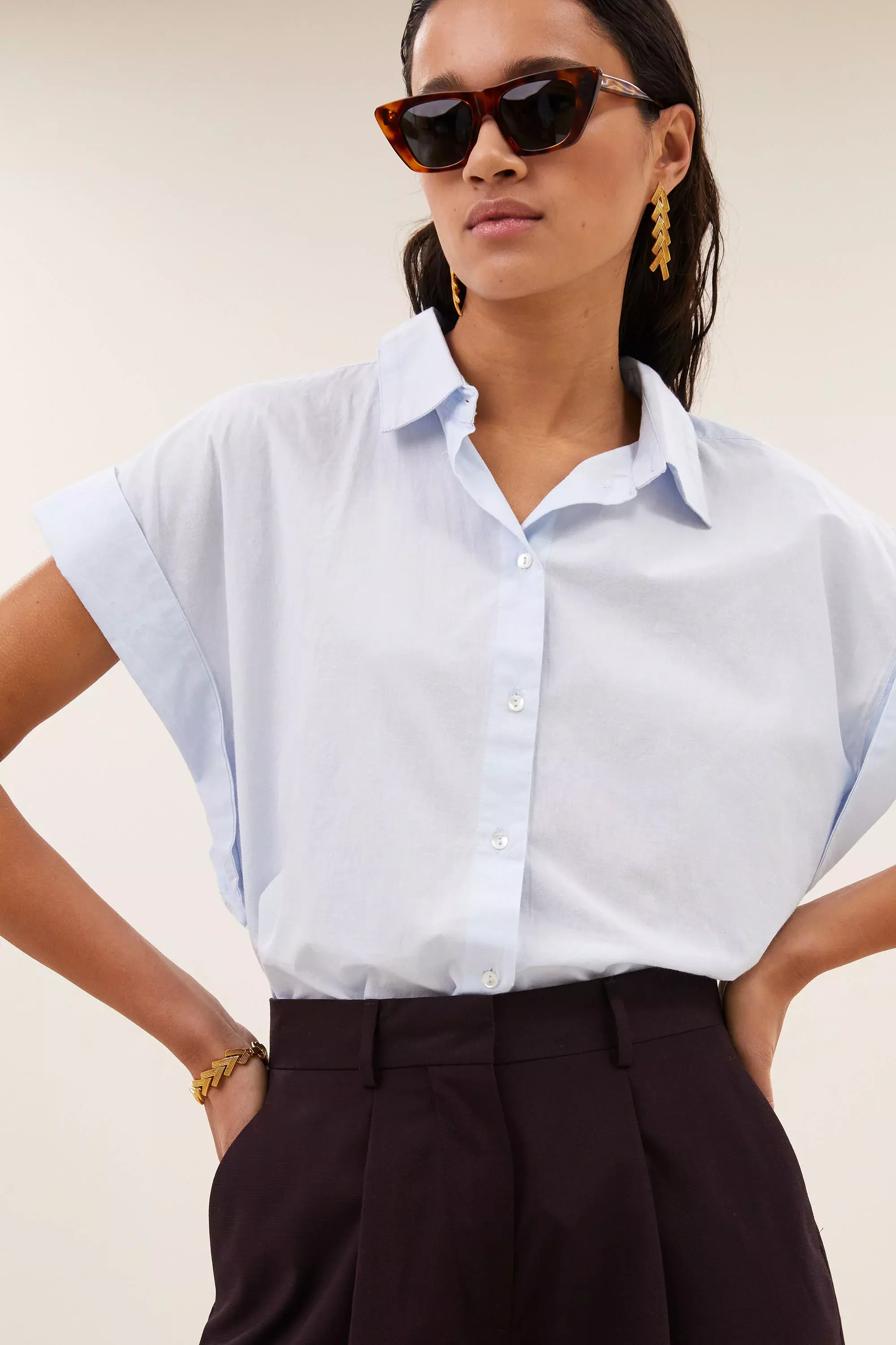 By-Bar Dark Wine Finn Bermuda Shorts Damen dunkelrot
